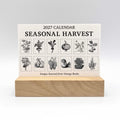 2027 Mini Desk Calendar | Seasonal Harvest