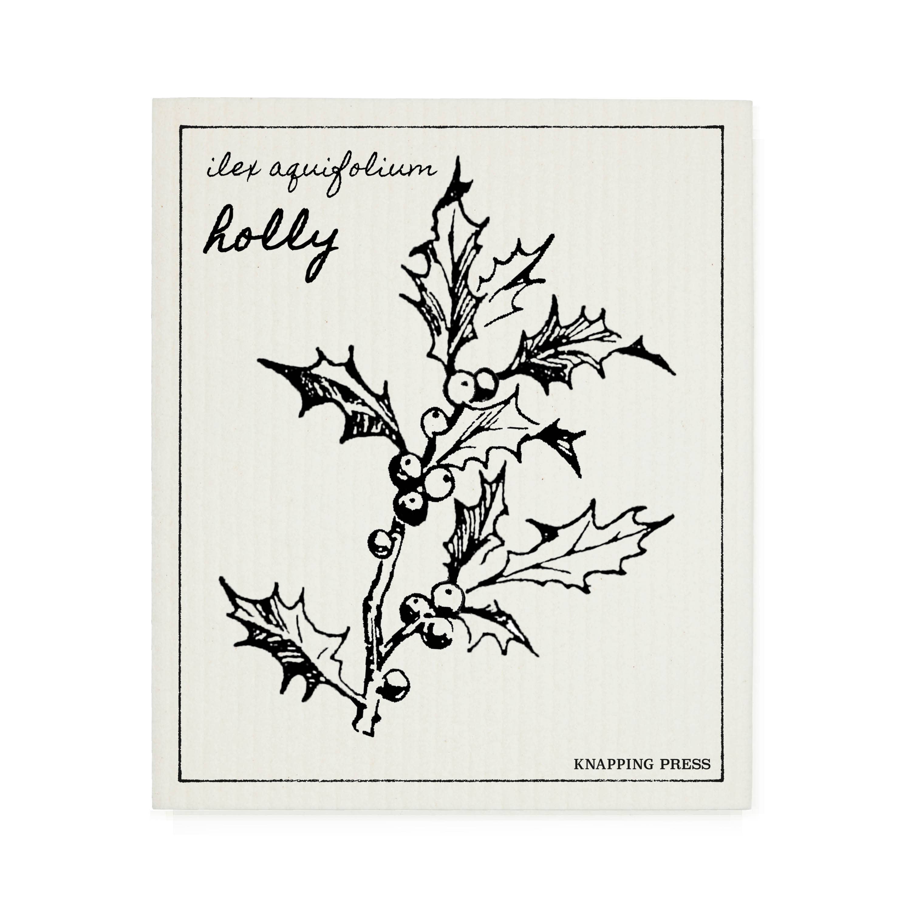 Swedish Dishcloth - Holly
