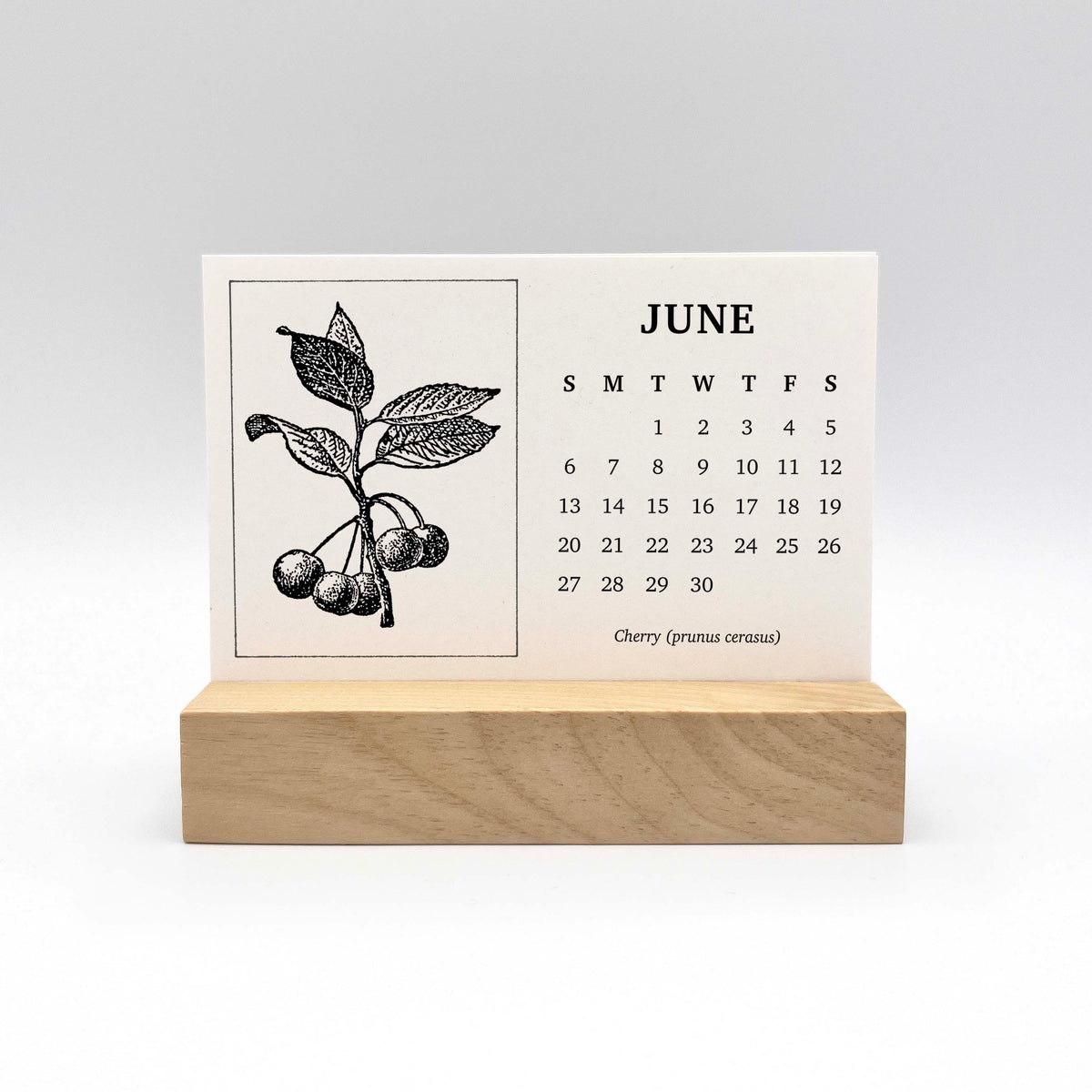 2027 Mini Desk Calendar | Seasonal Harvest