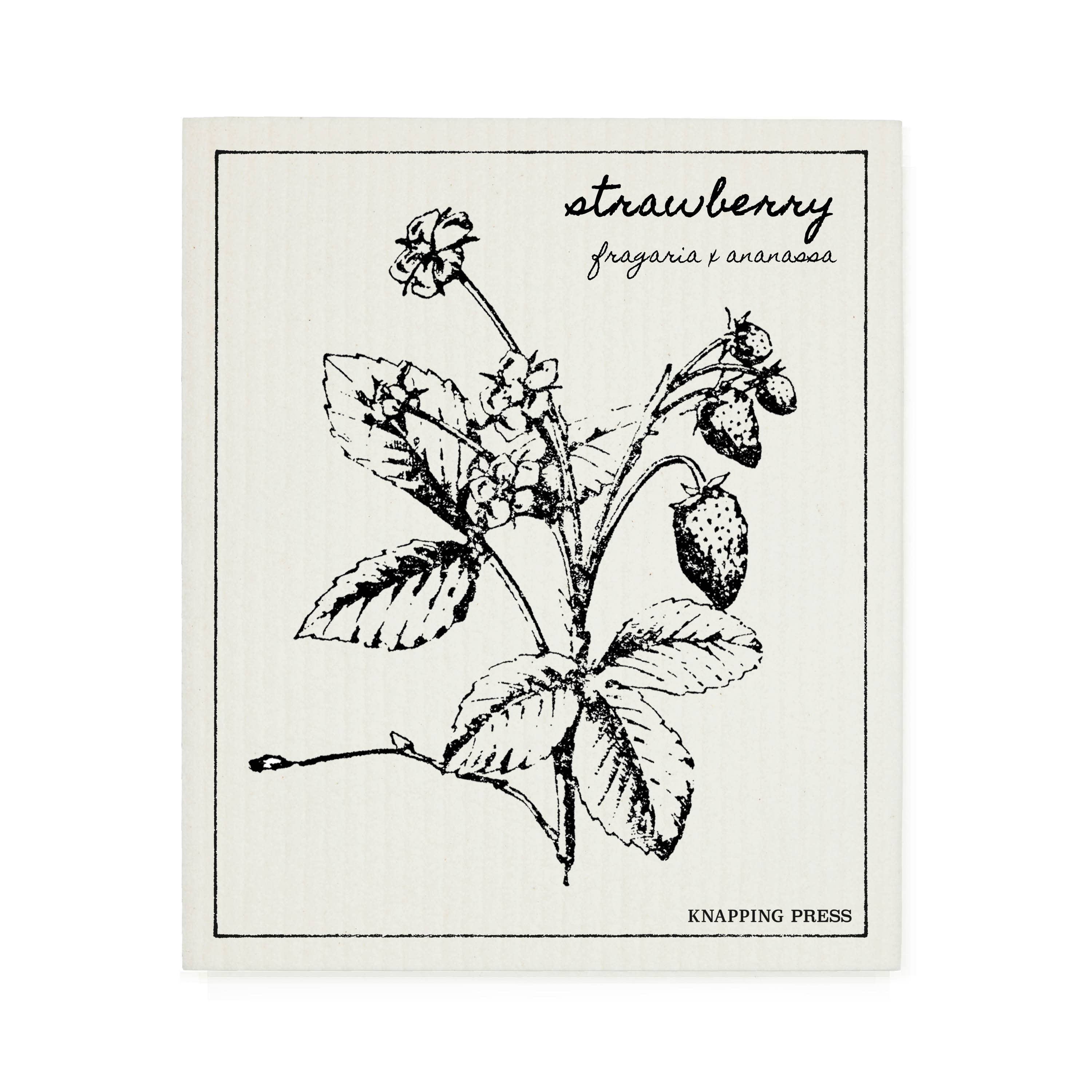 Swedish Dishcloth - Strawberry