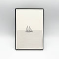 4 x 6" Vertical Sailboat in Water Artwork