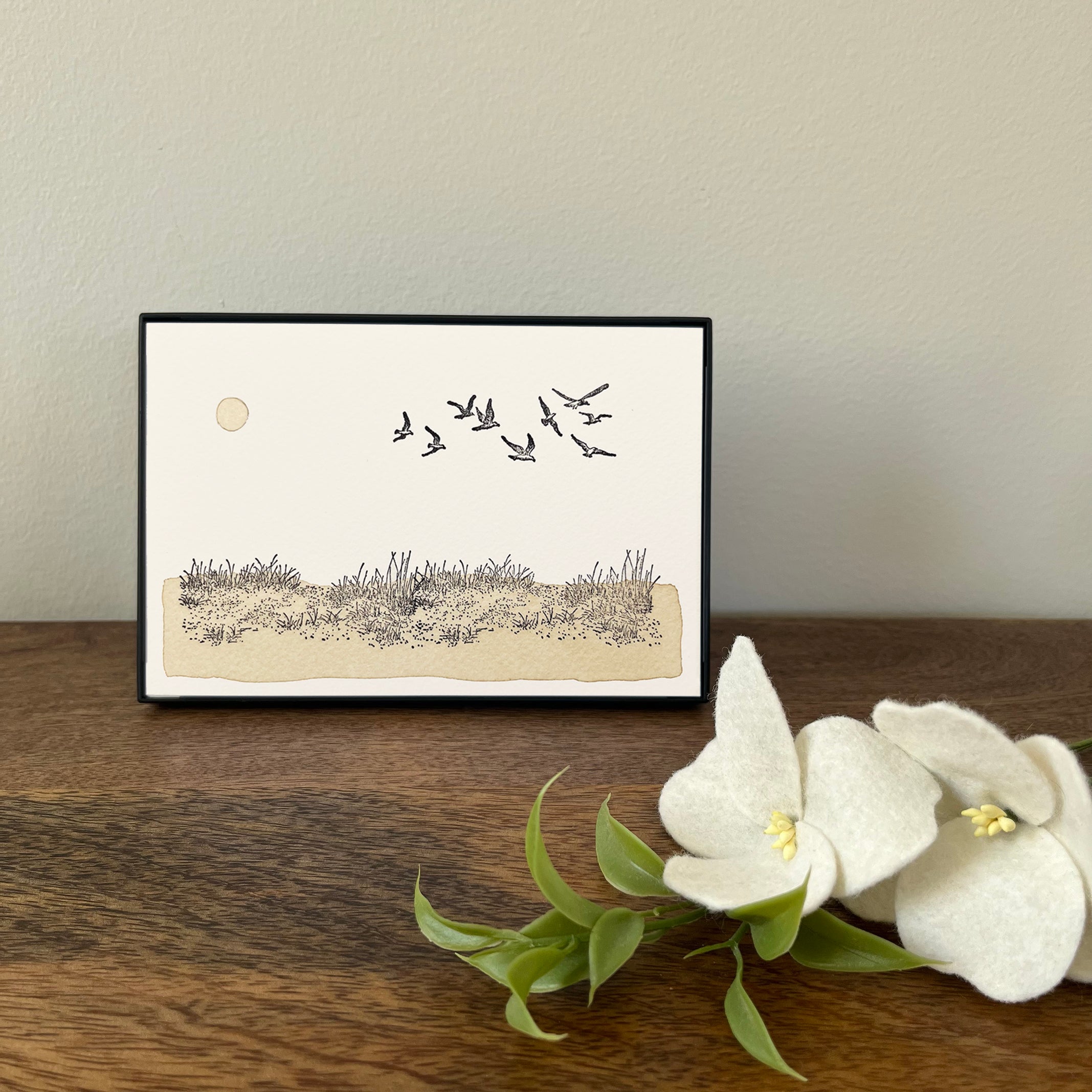 4 x 6" Beach Dunes Artwork