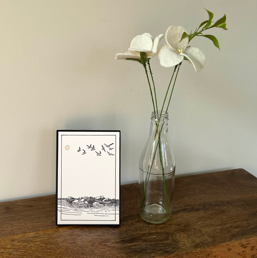 4 x 6" River Rocks Artwork