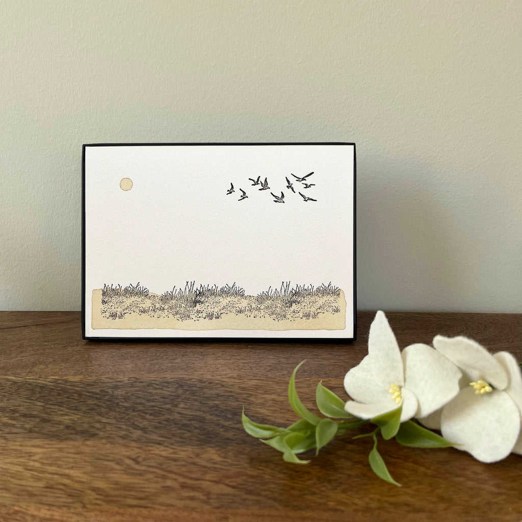 5 x 7" Beach Dunes Artwork