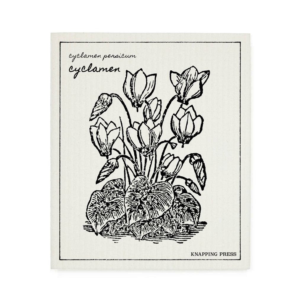 Swedish Dishcloth - Cyclamen