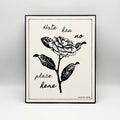 8 x 10" Hate has no place here Print