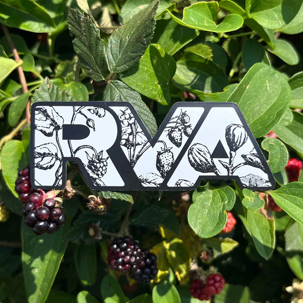 4" RVA Botanicals Magnet | Car Decal & Refrigerator Magnet