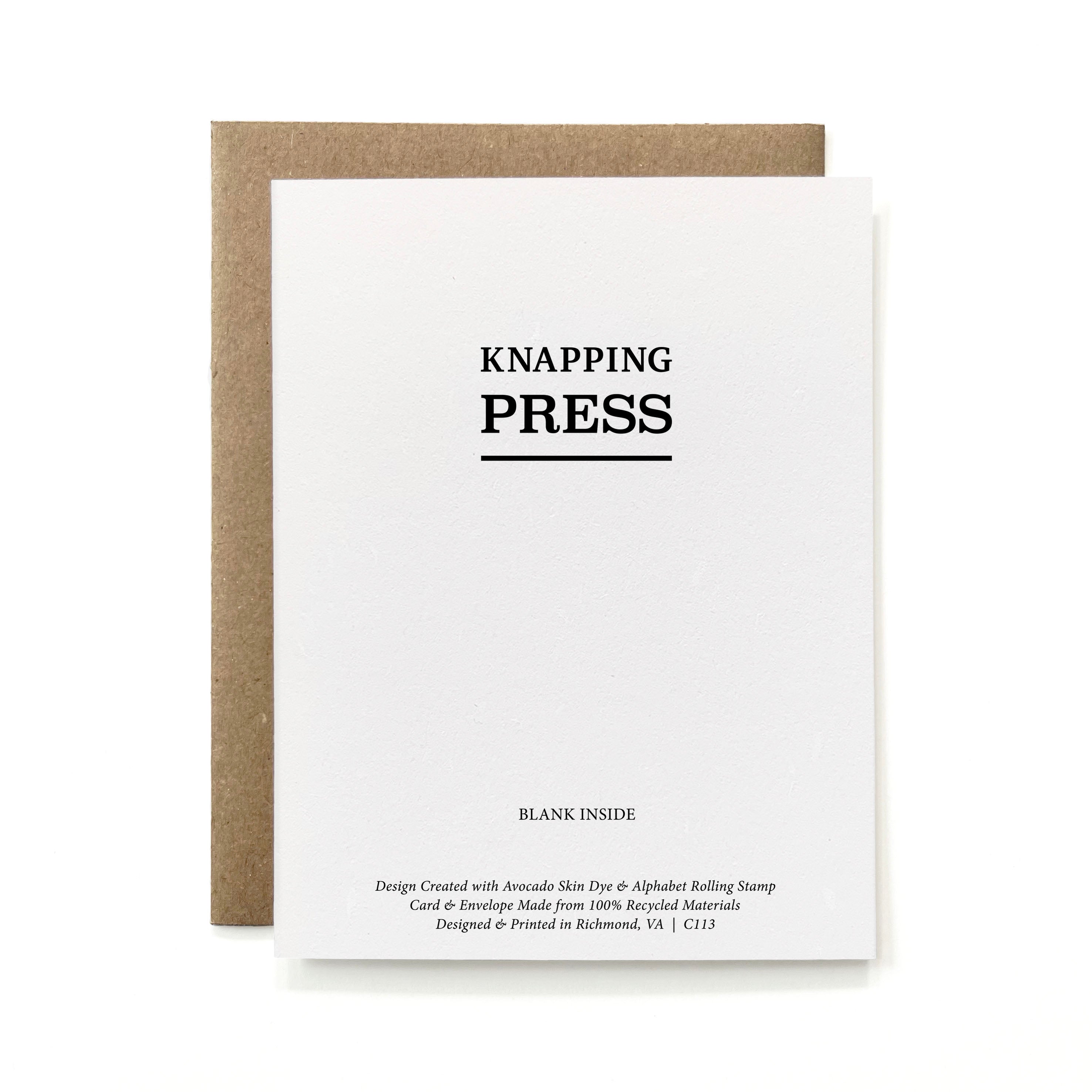 100% Recycled I Love You II Card