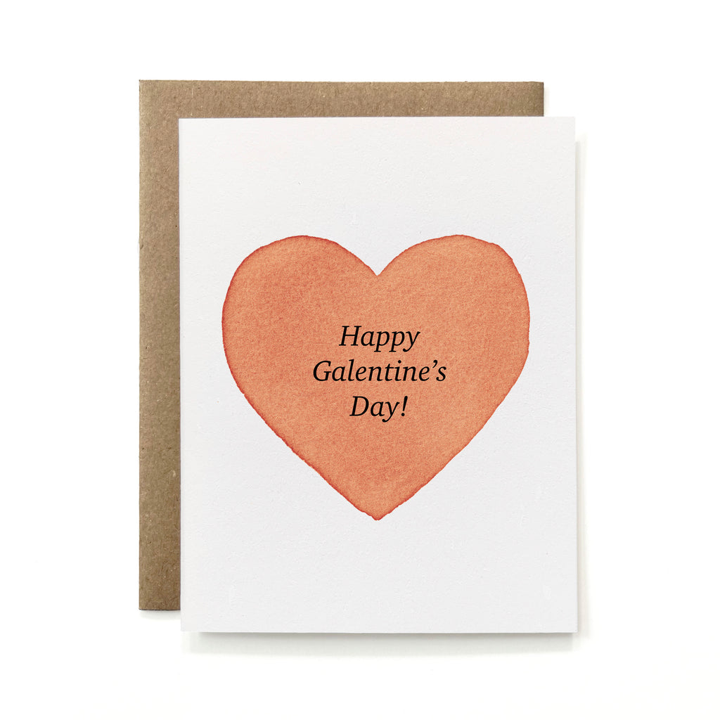 100% Recycled Galentine's Day Card