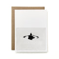 100% Recycled Vertical Rowboat in Water Card