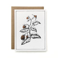 100% Recycled Painted Botanical Card - Blackberry Plant