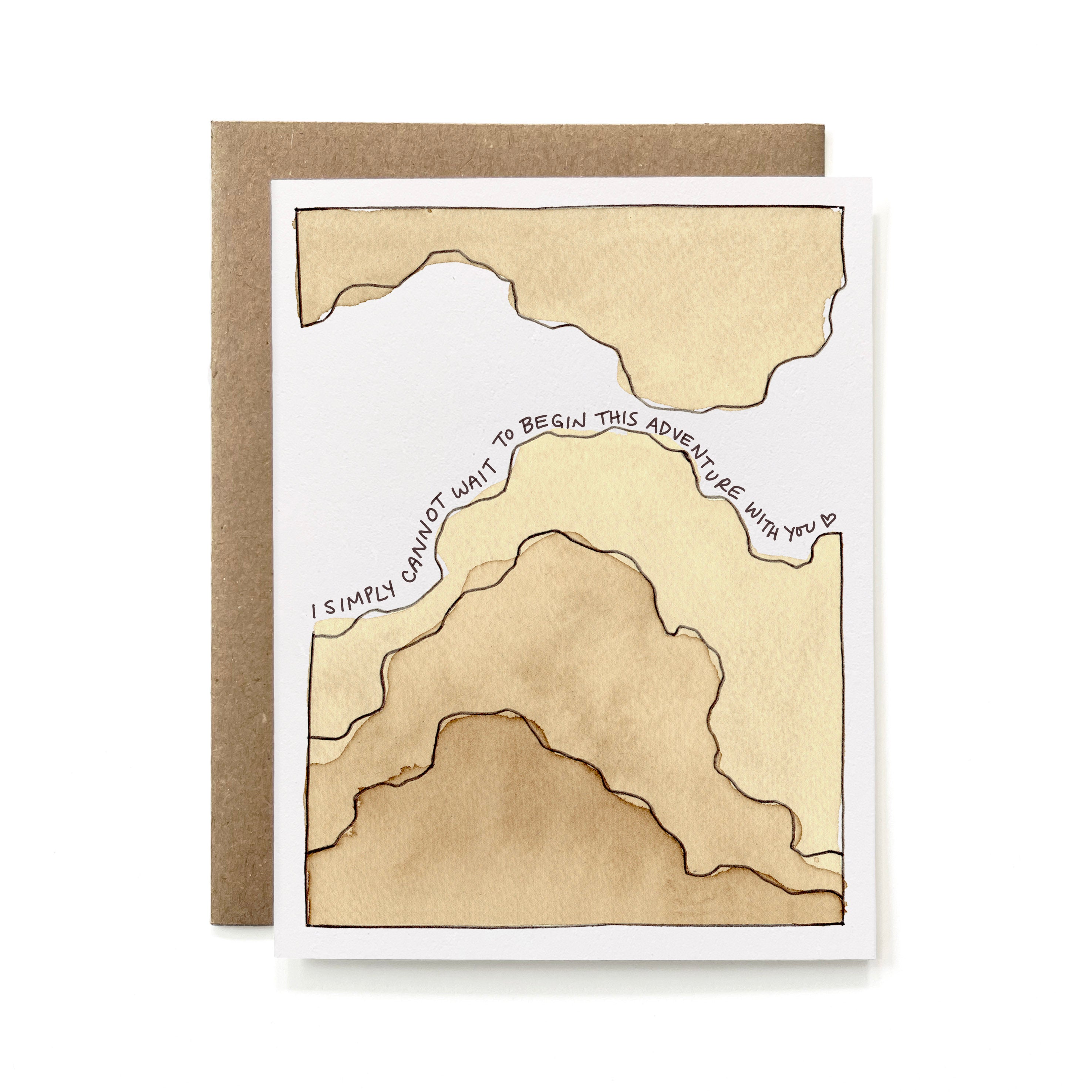 100% Recycled Adventure With You Milestone Card