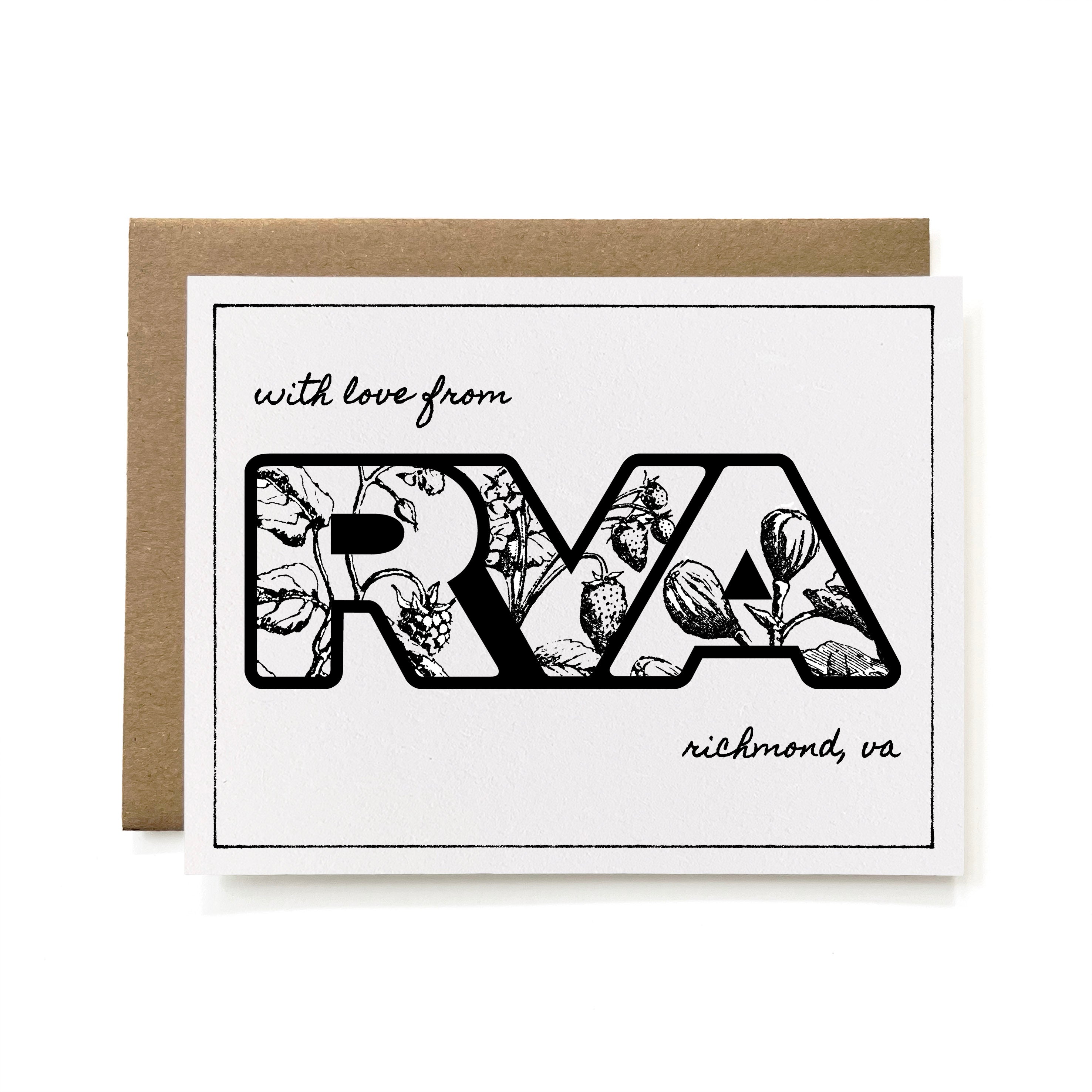 100% Recycled With Love from RVA Card