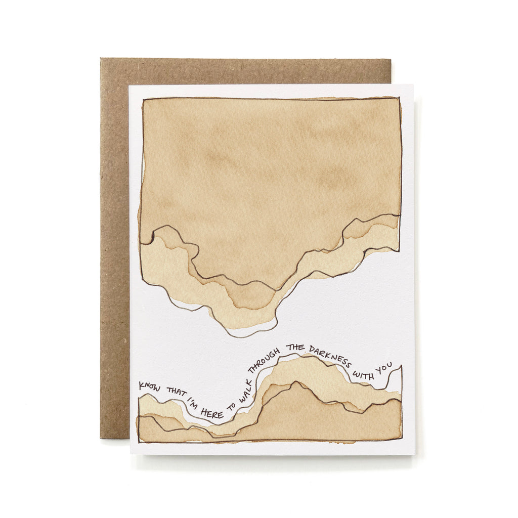 100% Recycled Know That I'm Here Sympathy Card