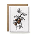 100% Recycled Painted Botanical Card - Red Currant