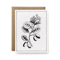 100% Recycled B&W Botanical Card - Cocoplum