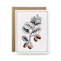 100% Recycled Painted Botanical Card - Cocoplum
