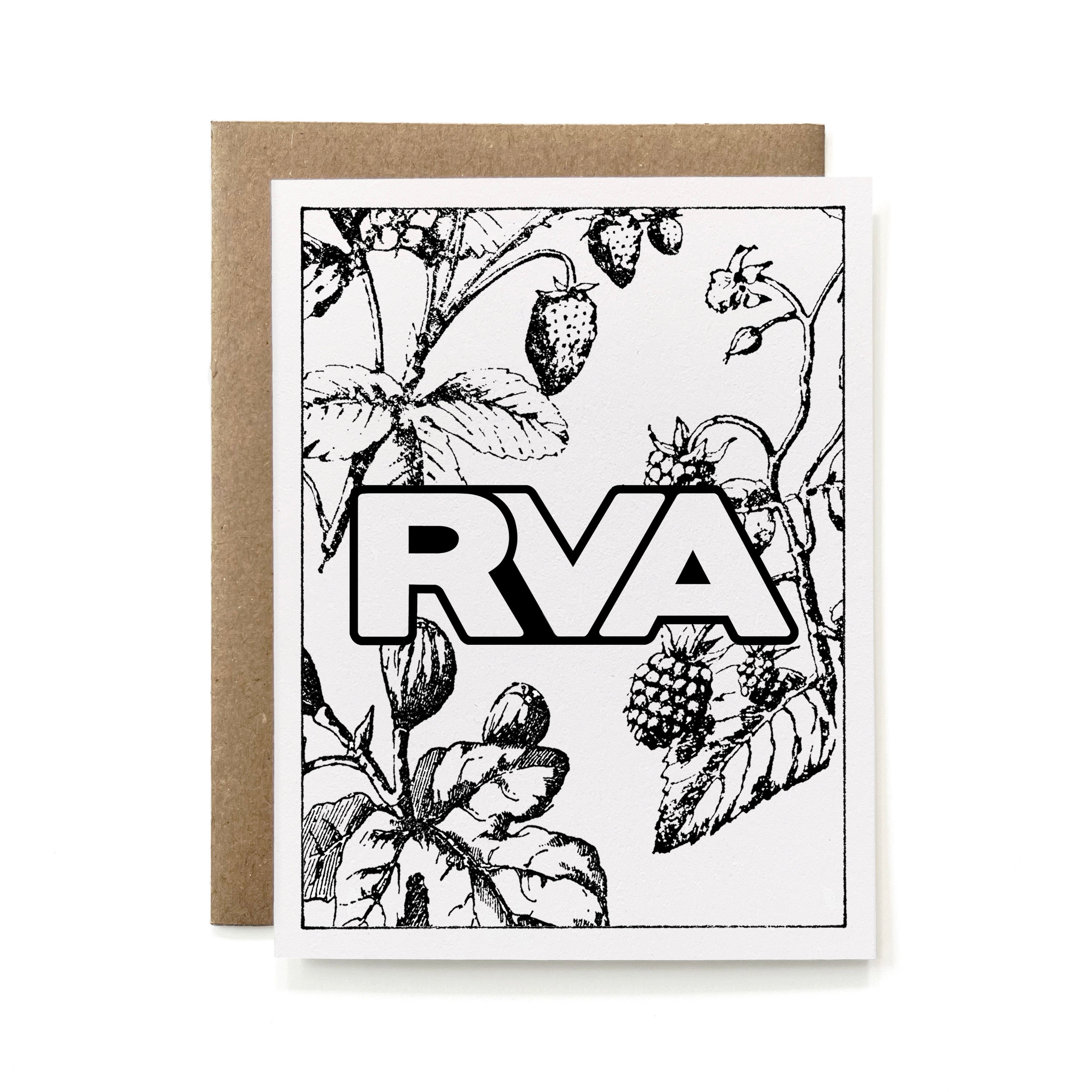 100% Recycled RVA Botanicals Card