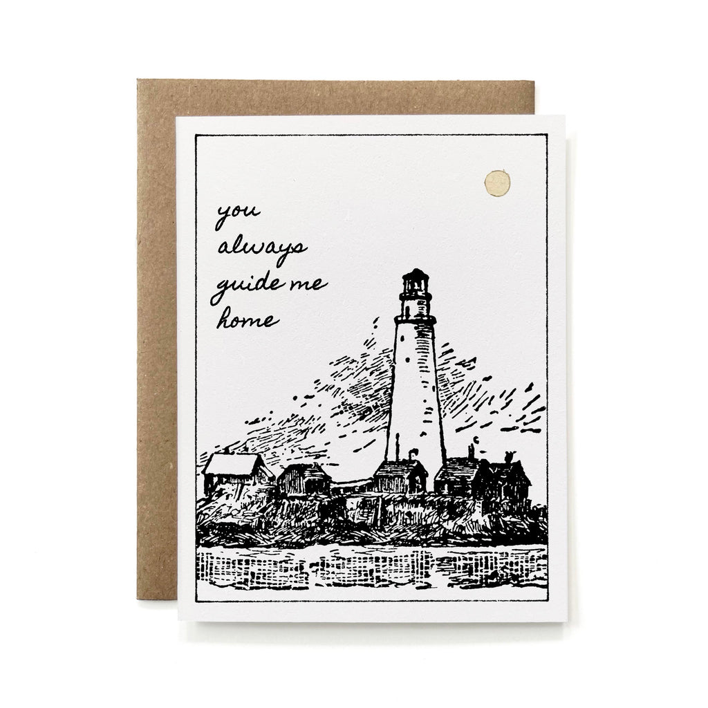 100% Recycled You Always Guide Me Home Card