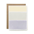 100% Recycled Natural Dye Card - Vertical Stripes