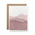 100% Recycled Blue Ridge Mountains in Purple Card