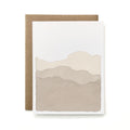 100% Recycled Blue Ridge Mountains in Grey Card