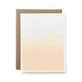 100% Recycled Blue Ridge Mountains in Honey Card