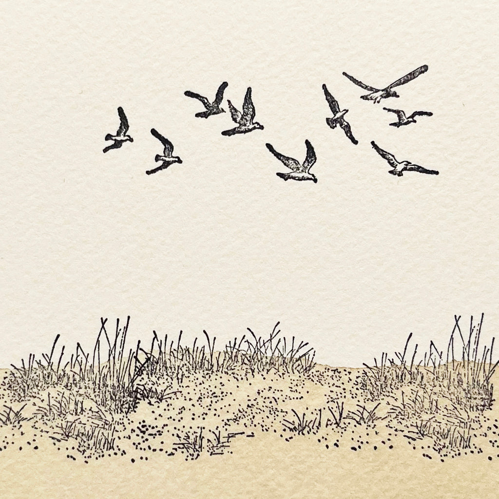 4 x 6" Beach Dunes Artwork
