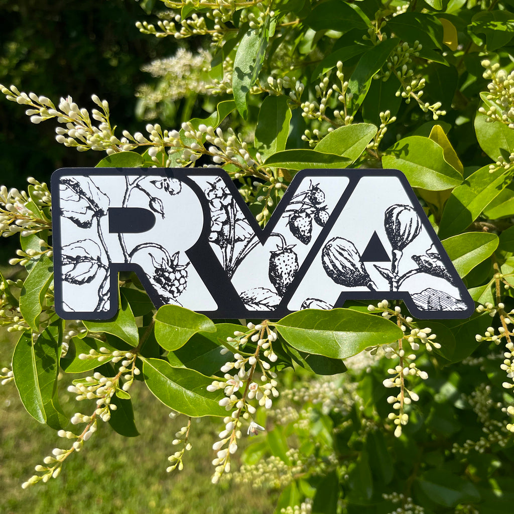RVA Botanicals Magnet | Car Decal & Refrigerator Magnet