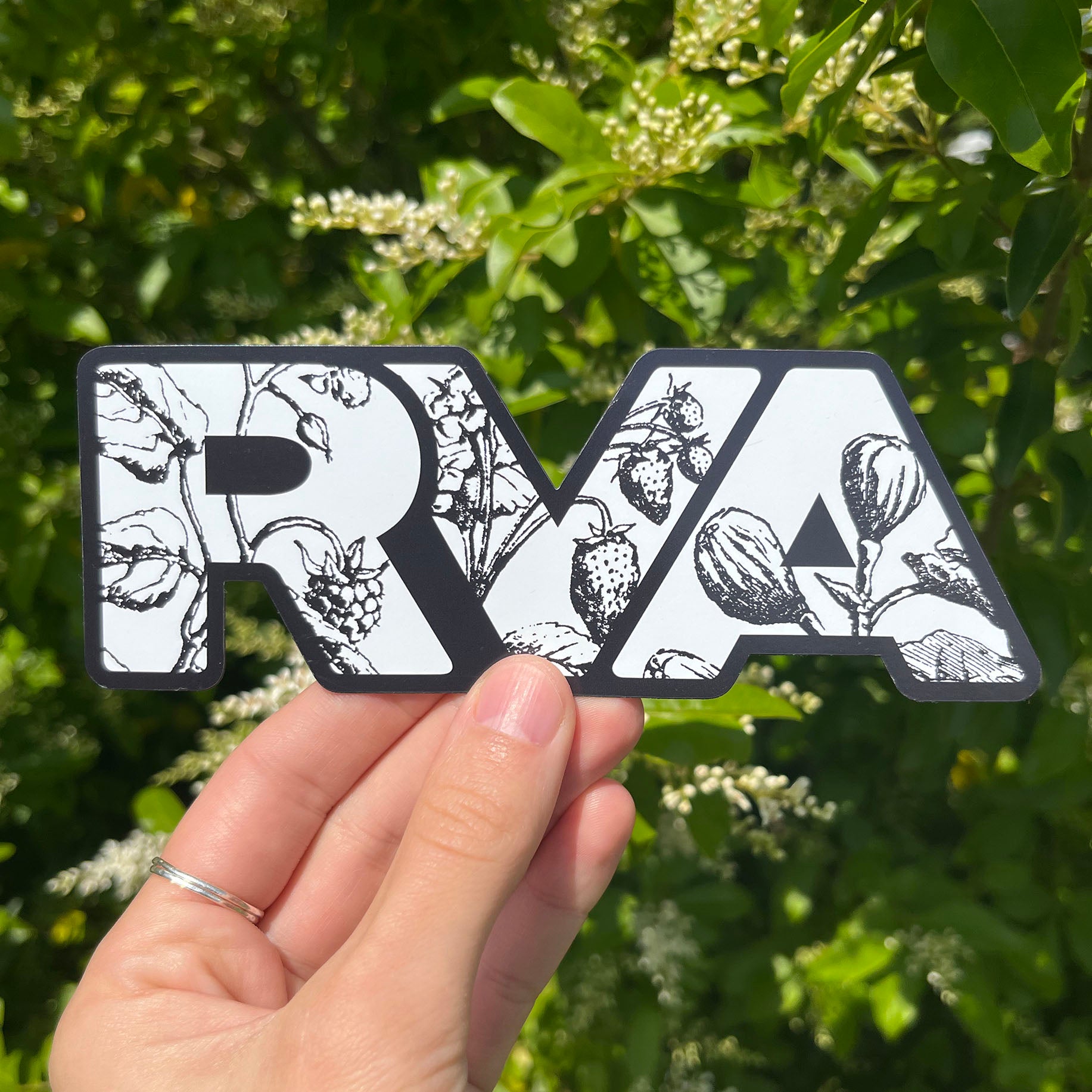 RVA Botanicals Magnet | Car Decal & Refrigerator Magnet