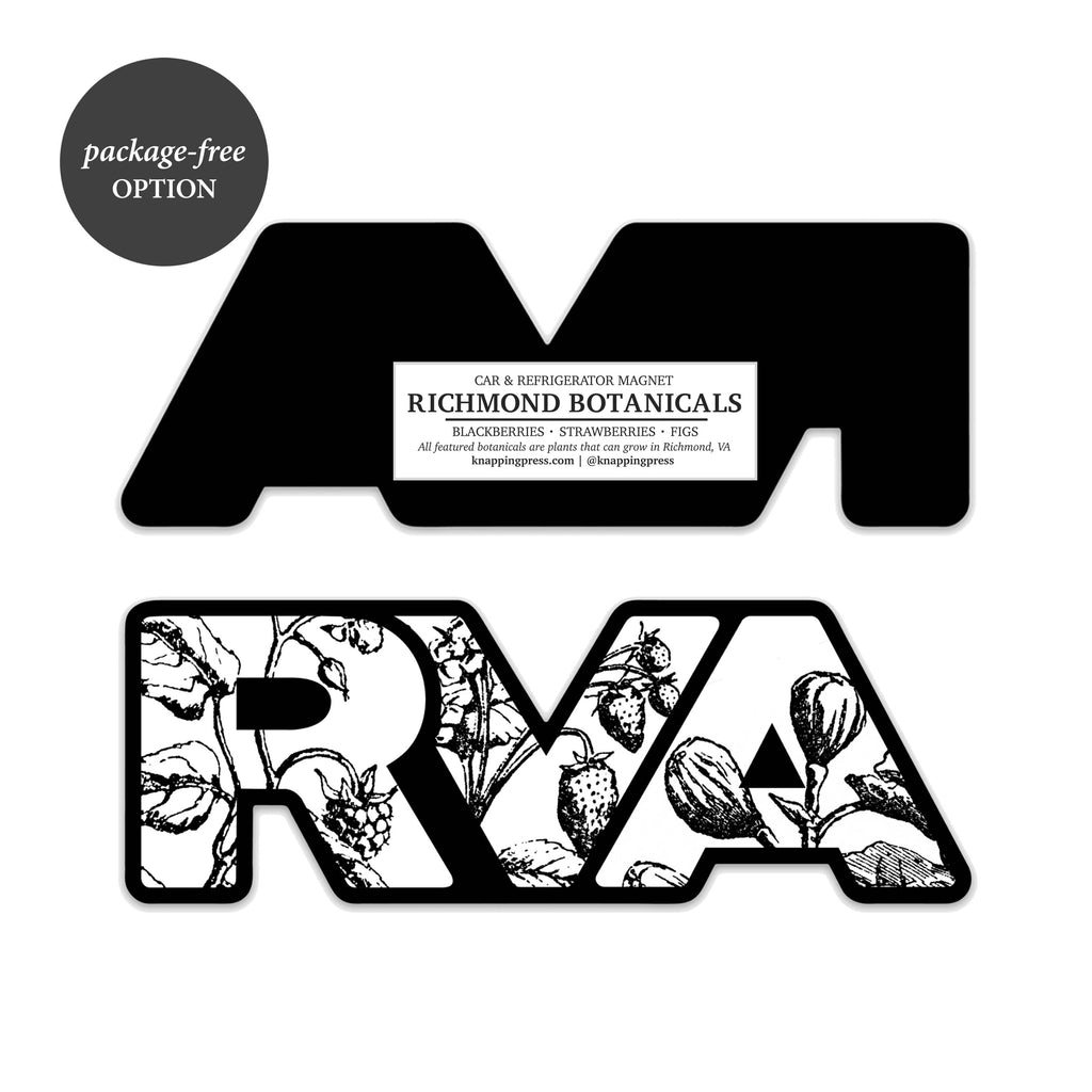 RVA Botanicals Magnet | Car Decal & Refrigerator Magnet
