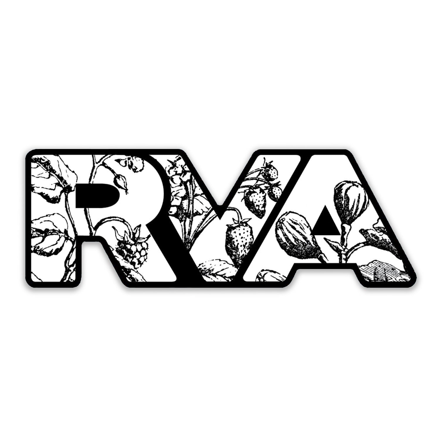 4" RVA Botanicals Magnet | Car Decal & Refrigerator Magnet