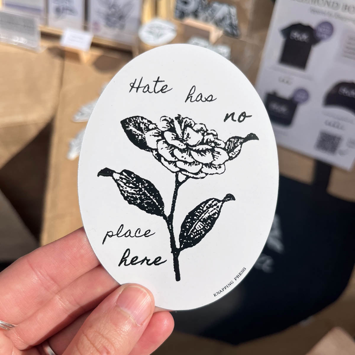 Hate has no place here Magnet