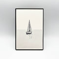 4 x 6" Vertical Sailboat in Water II Artwork