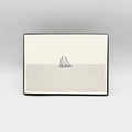 5 x 7" Horizontal Sailboat in Water Artwork