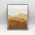 8 x 10" Blue Ridge Mountains in Brown Print