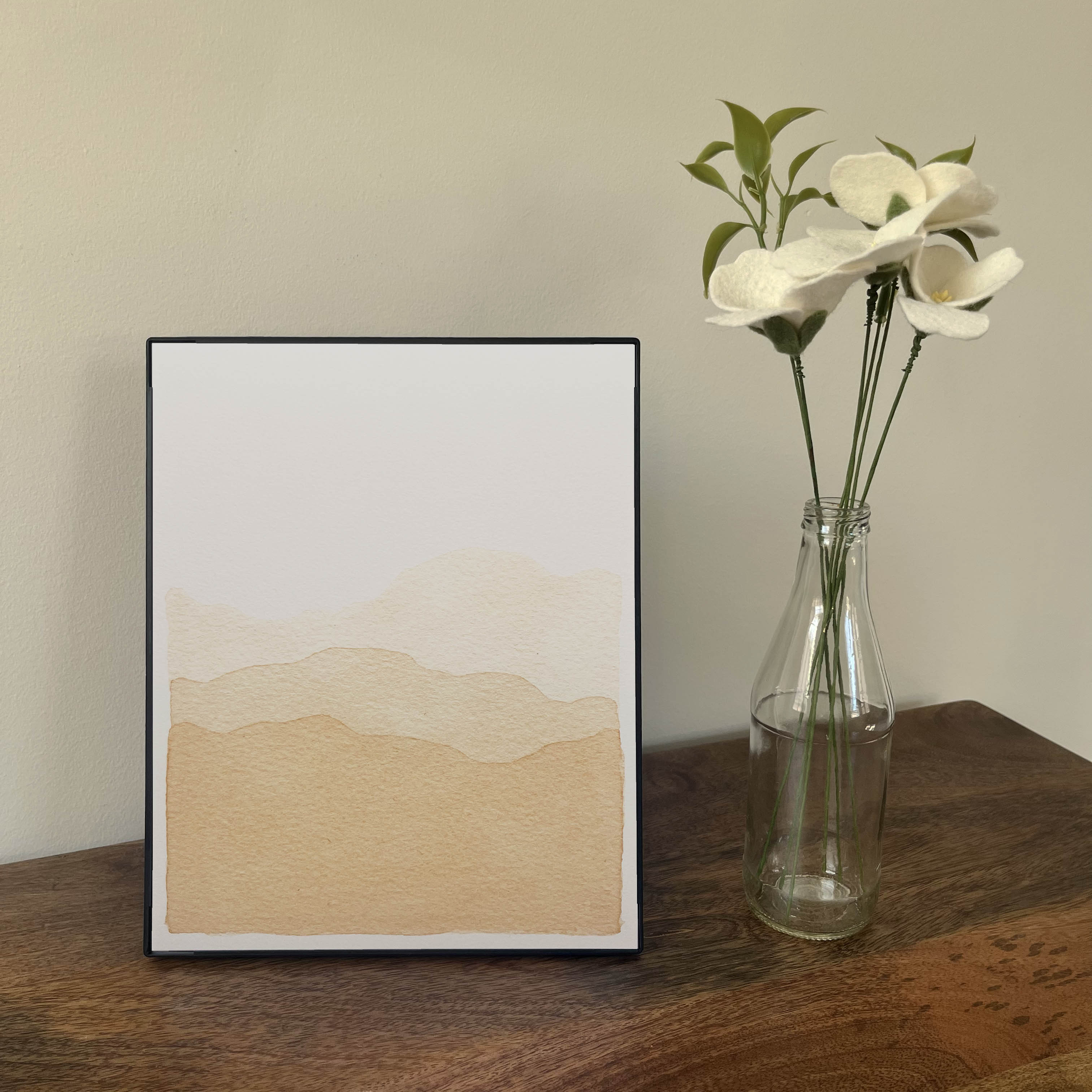 8 x 10" Blue Ridge Mountains in Honey Print