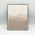 8 x 10" Blue Ridge Mountains in Grey Print