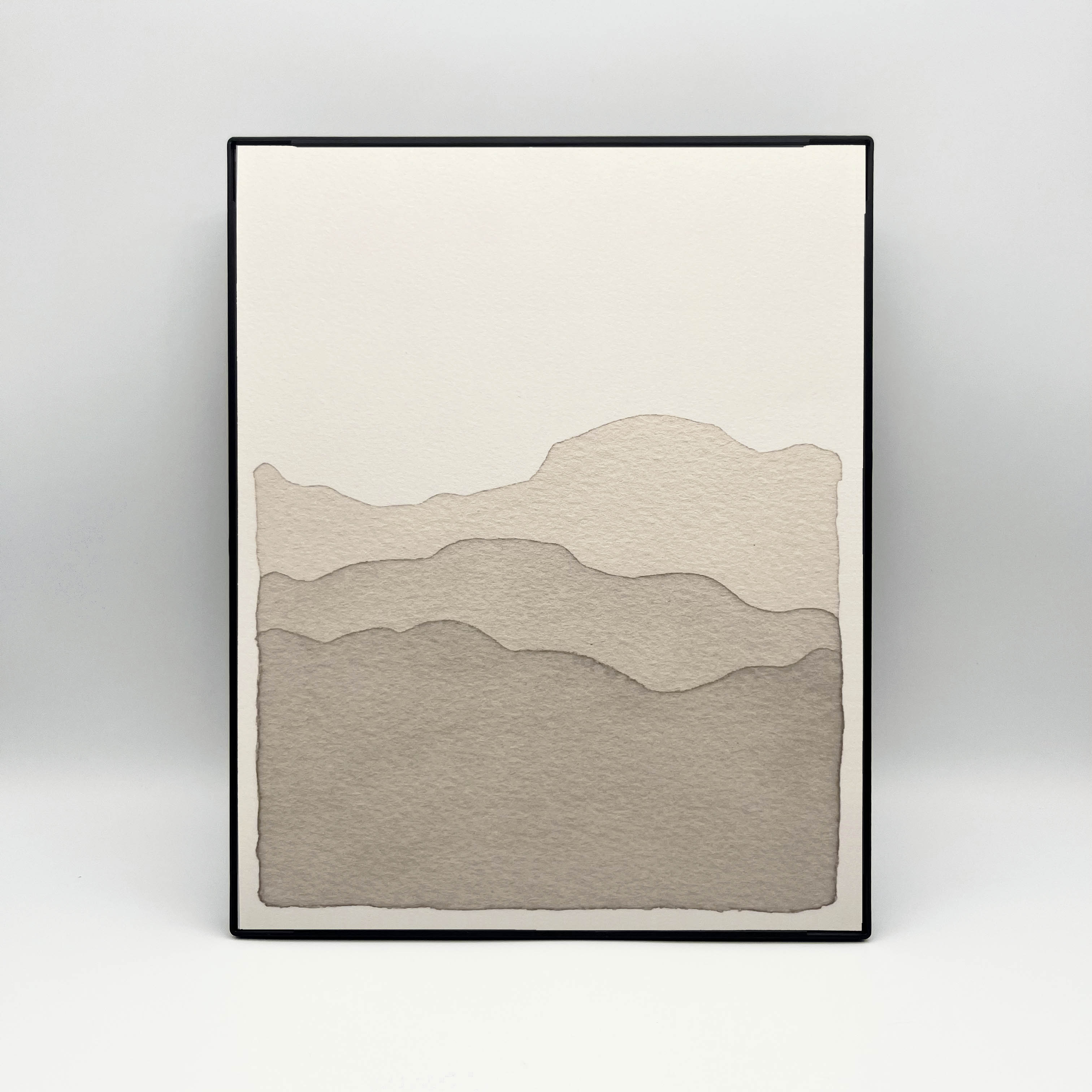 8 x 10" Blue Ridge Mountains in Grey Print