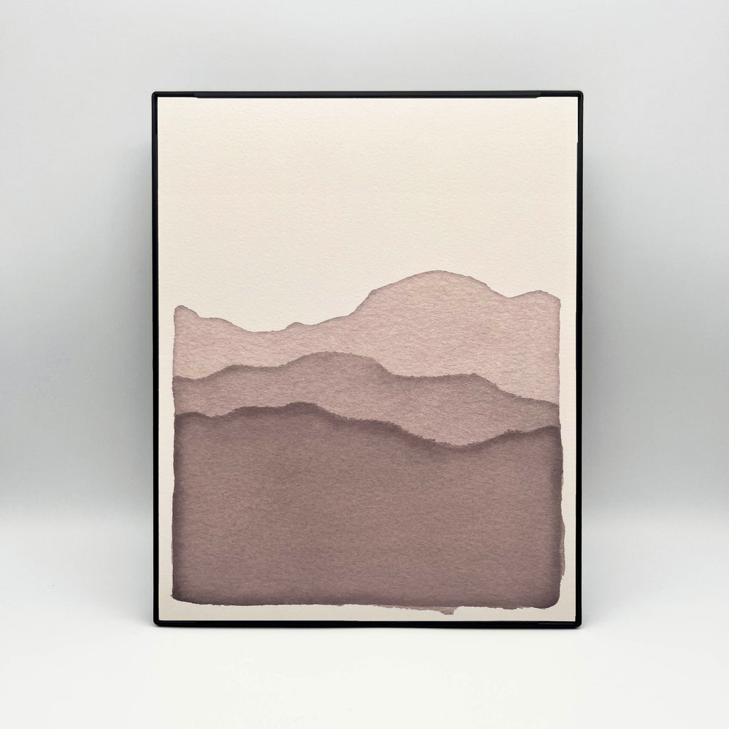 8 x 10" Blue Ridge Mountains in Purple Print
