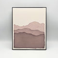 8 x 10" Blue Ridge Mountains in Purple Print