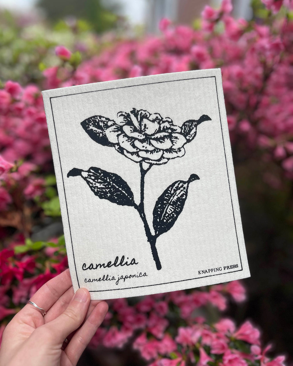 Swedish Dishcloth - Camellia