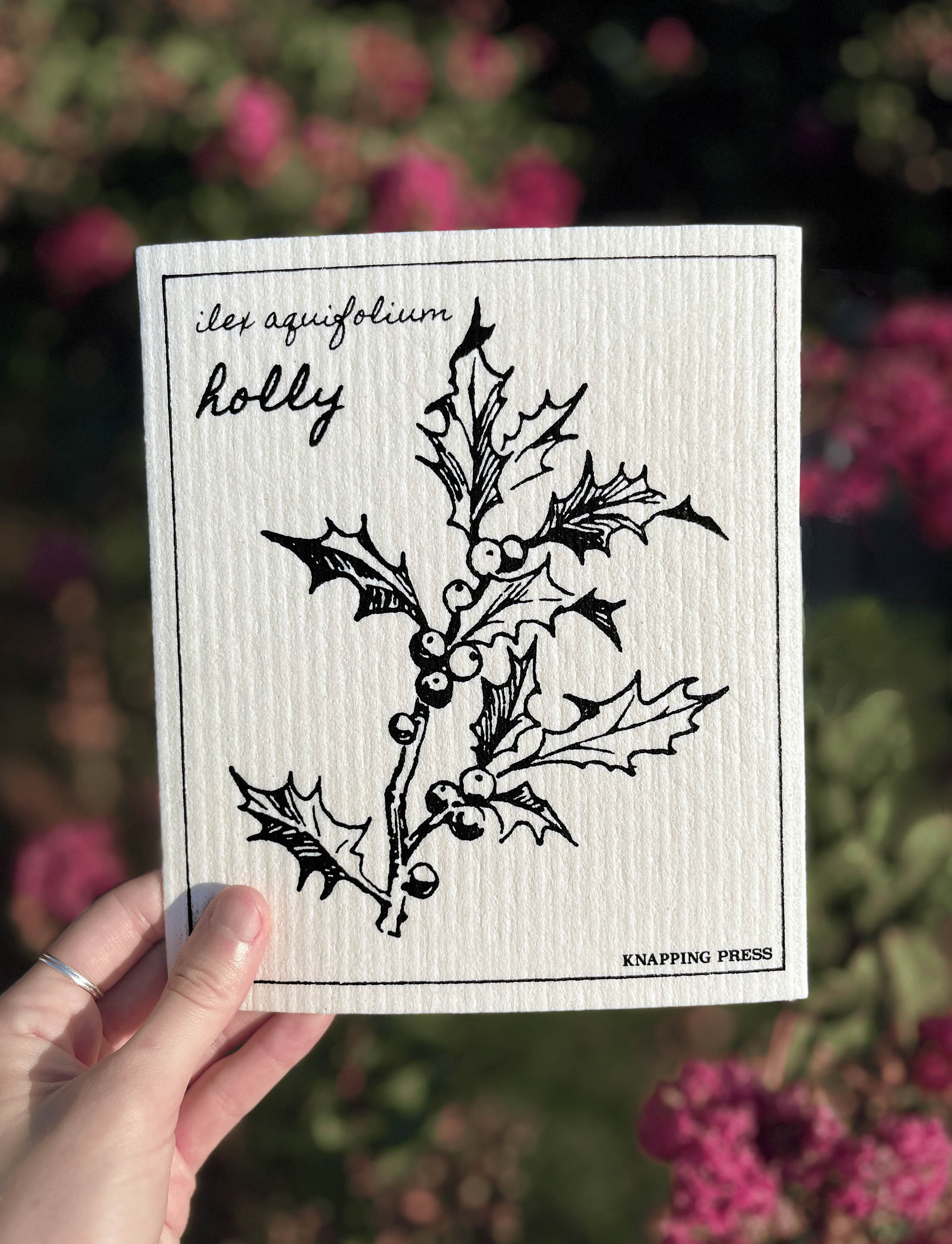 Swedish Dishcloth - Holly