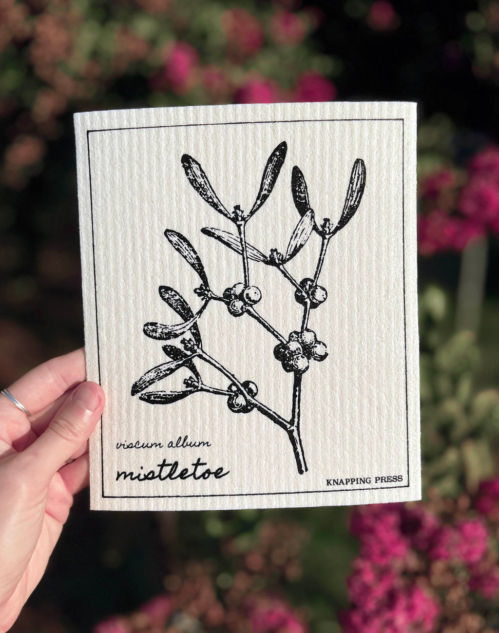 Swedish Dishcloth - Mistletoe