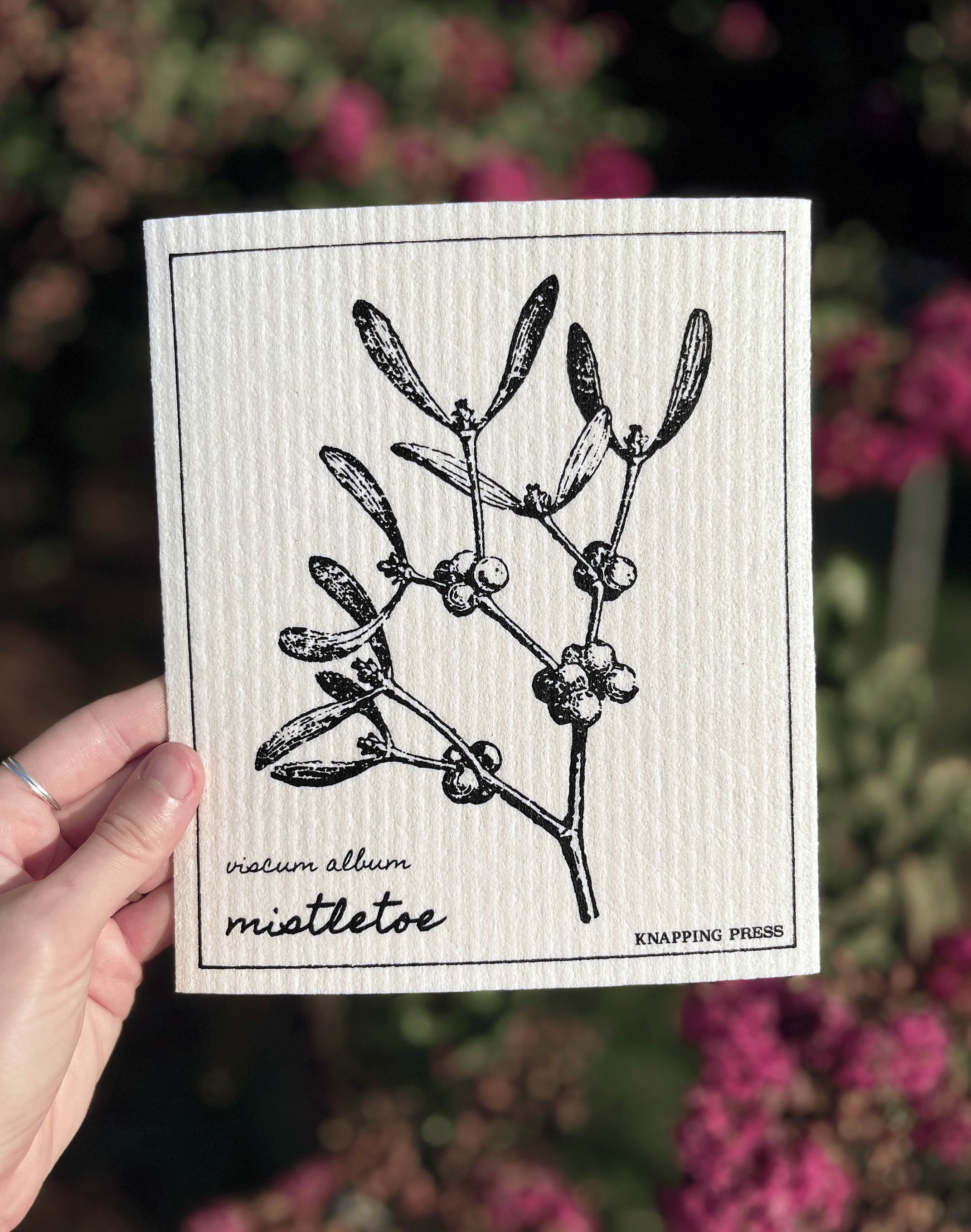 Swedish Dishcloth - Mistletoe