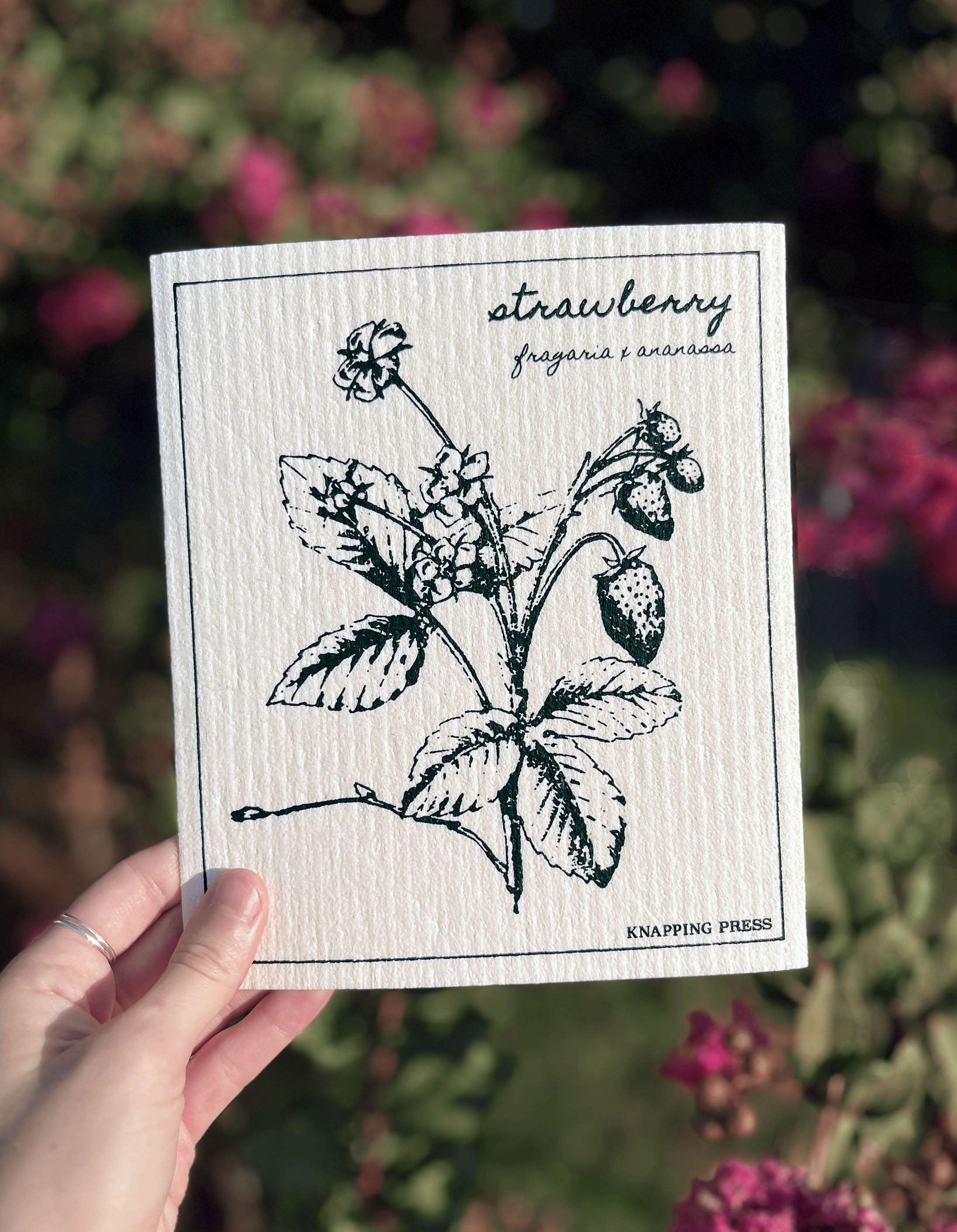 Swedish Dishcloth - Strawberry