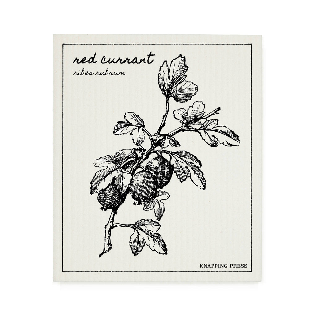 Swedish Dishcloth - Red Currant