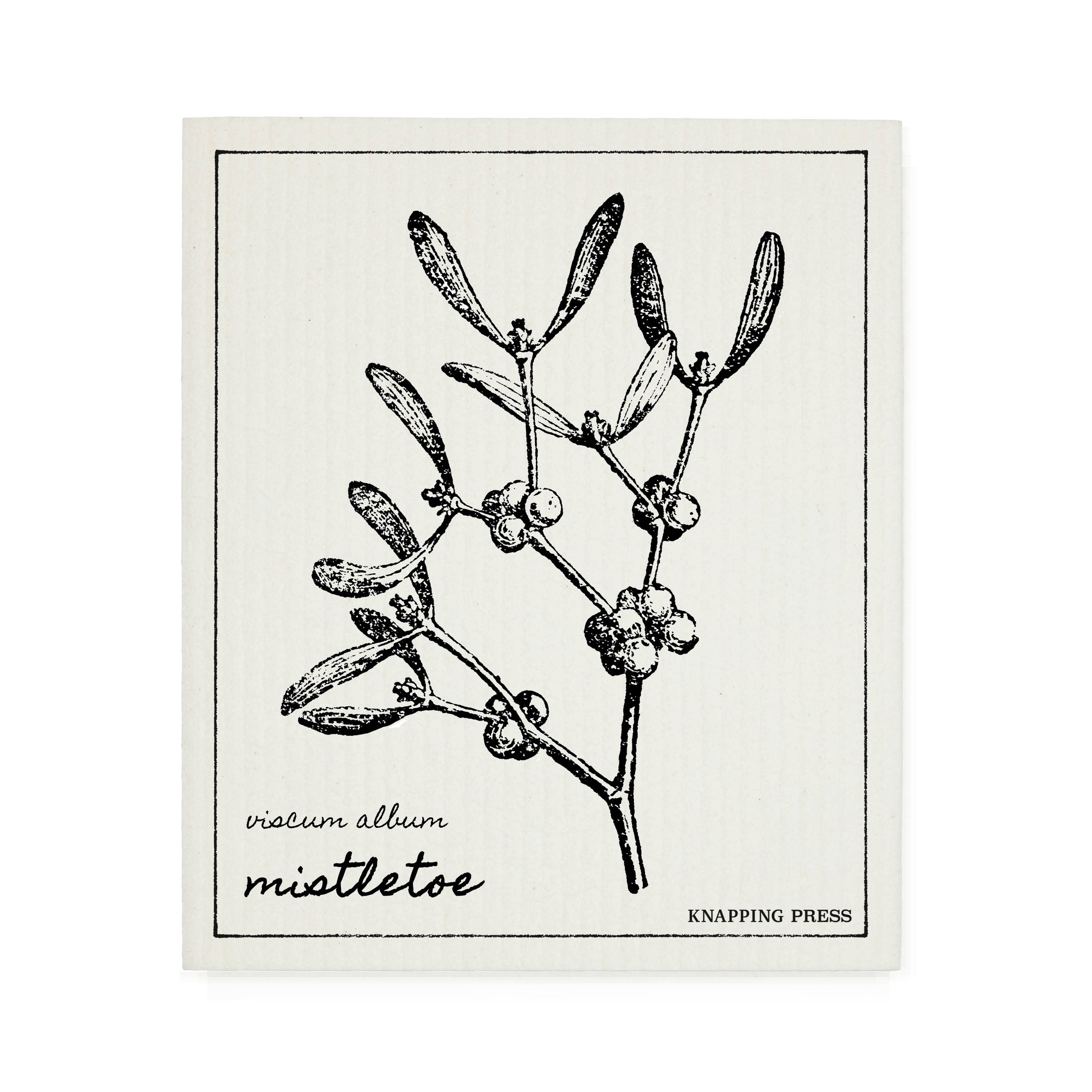 Swedish Dishcloth - Mistletoe
