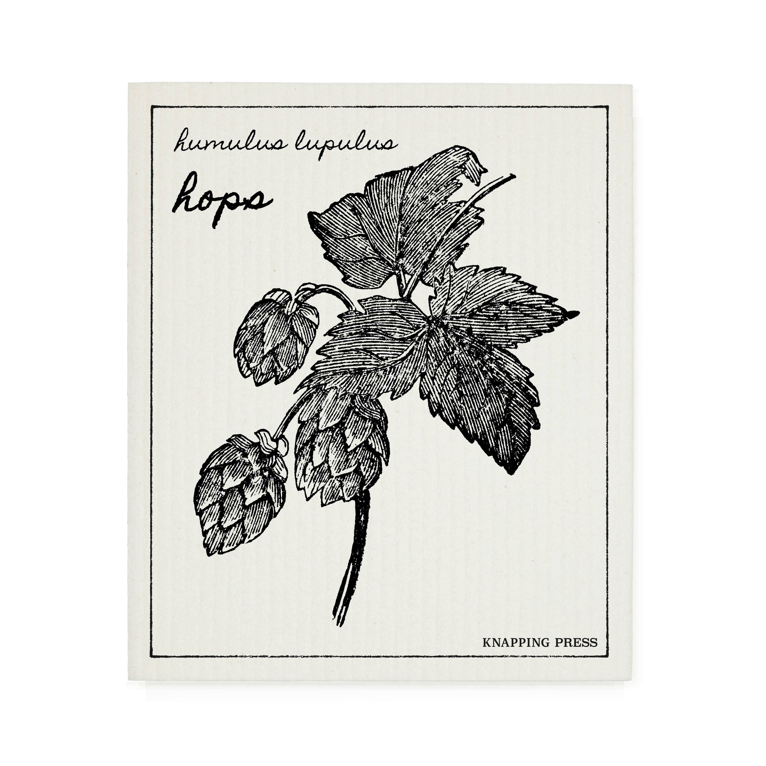 Swedish Dishcloth - Hops